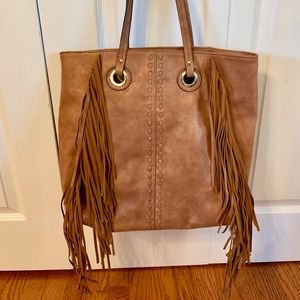 Large Fringe Handbag
